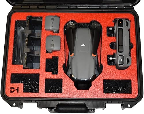 Miniatura 2 de Drone Hangar Funda Pelican - Compatible con DJI AIR 3 Drone con accesorios Fly More Kit También se adapta a cualquiera de estos controladores