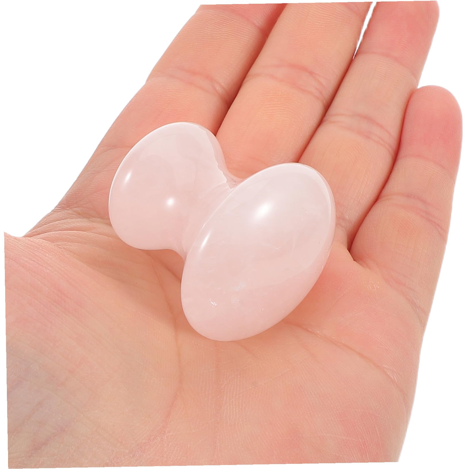 YARNOW 3 Piezas Herramienta de Masaje Facial Gua Sha de Piedra de Jade Forma de Piedra de Masaje Compacta para Cuidado Piel Efecto Refrescante y Antiarrugas Uso Portátil para Rutina de