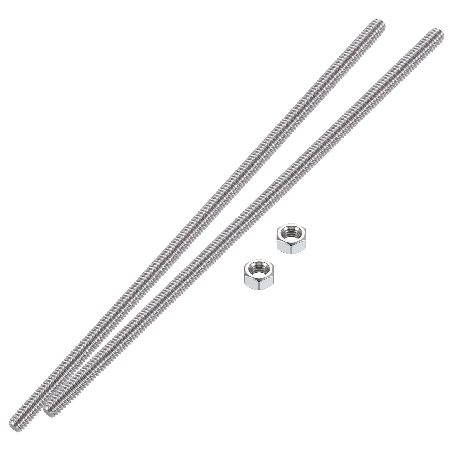Stainless Steel Threaded Rods - 1/4-20, 120mm -11 Stainless Steel Threaded Rods - 1/4-20, 120mm -11