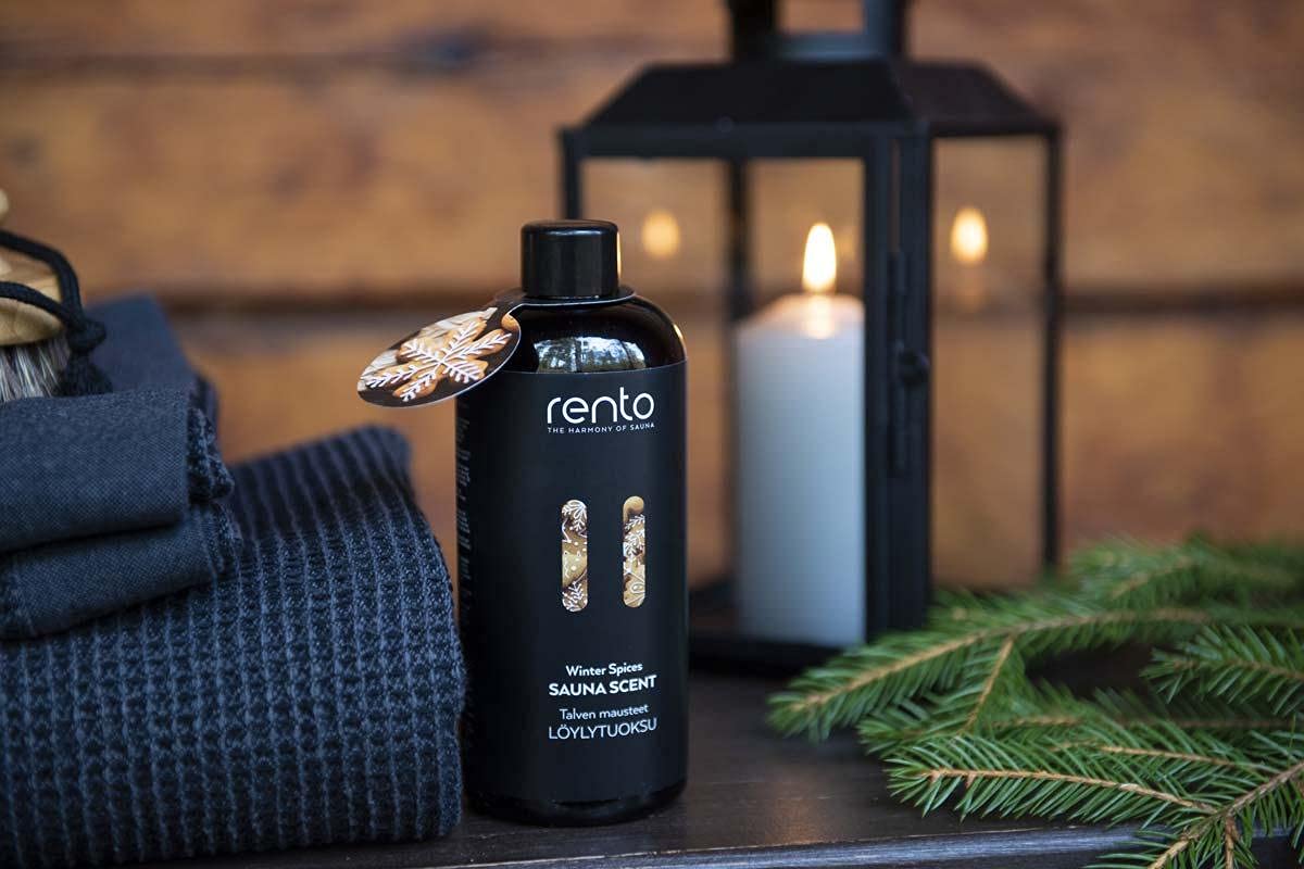 Rento Caja de regalo perfumada para sauna, 3 x 400 ml, edición limitada