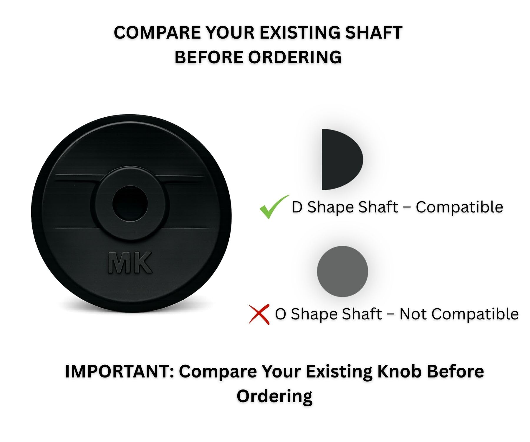 Gas Stove Knobs - 3 Pack Replacement -2