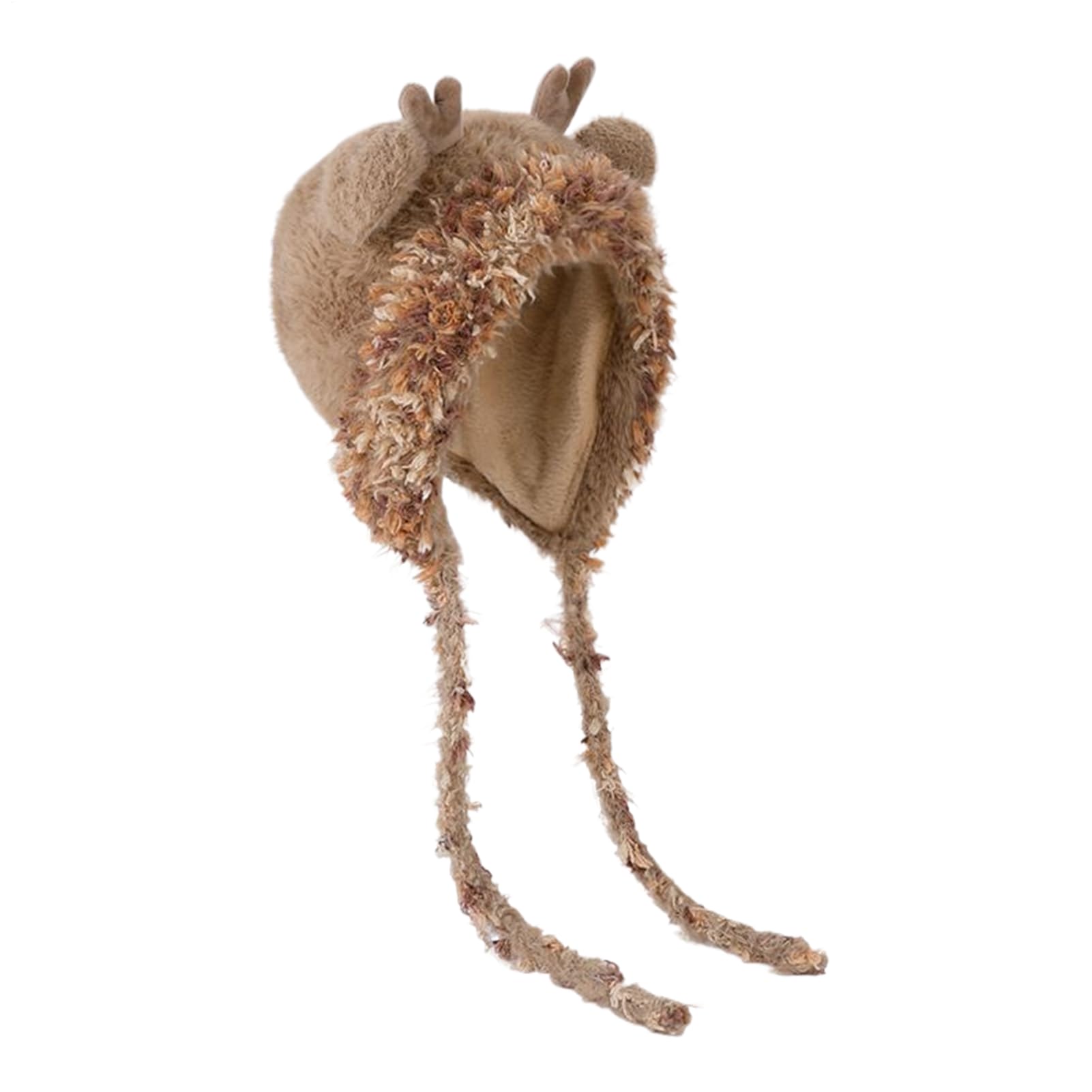 Gorro con orejeras infantil de felpa suave con ajuste cómodo para el viento 8