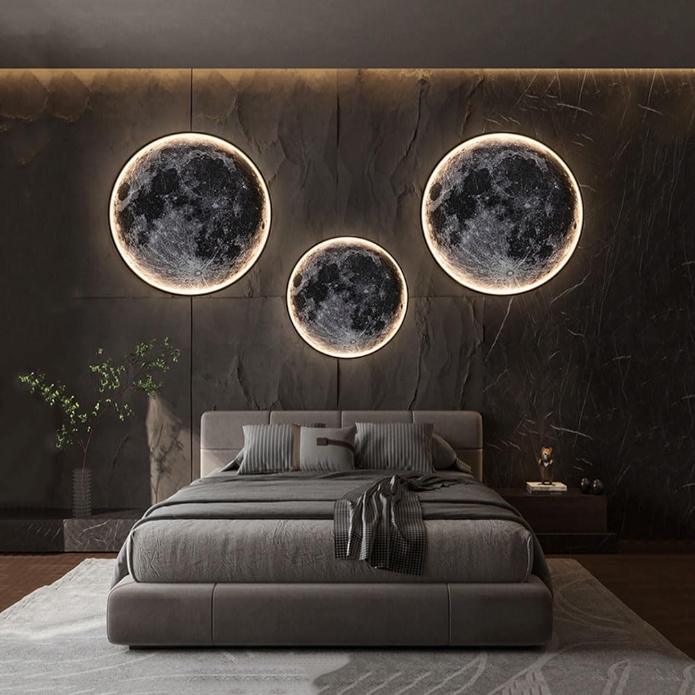 LED Maan Wandlamp Modern Dimbaar met