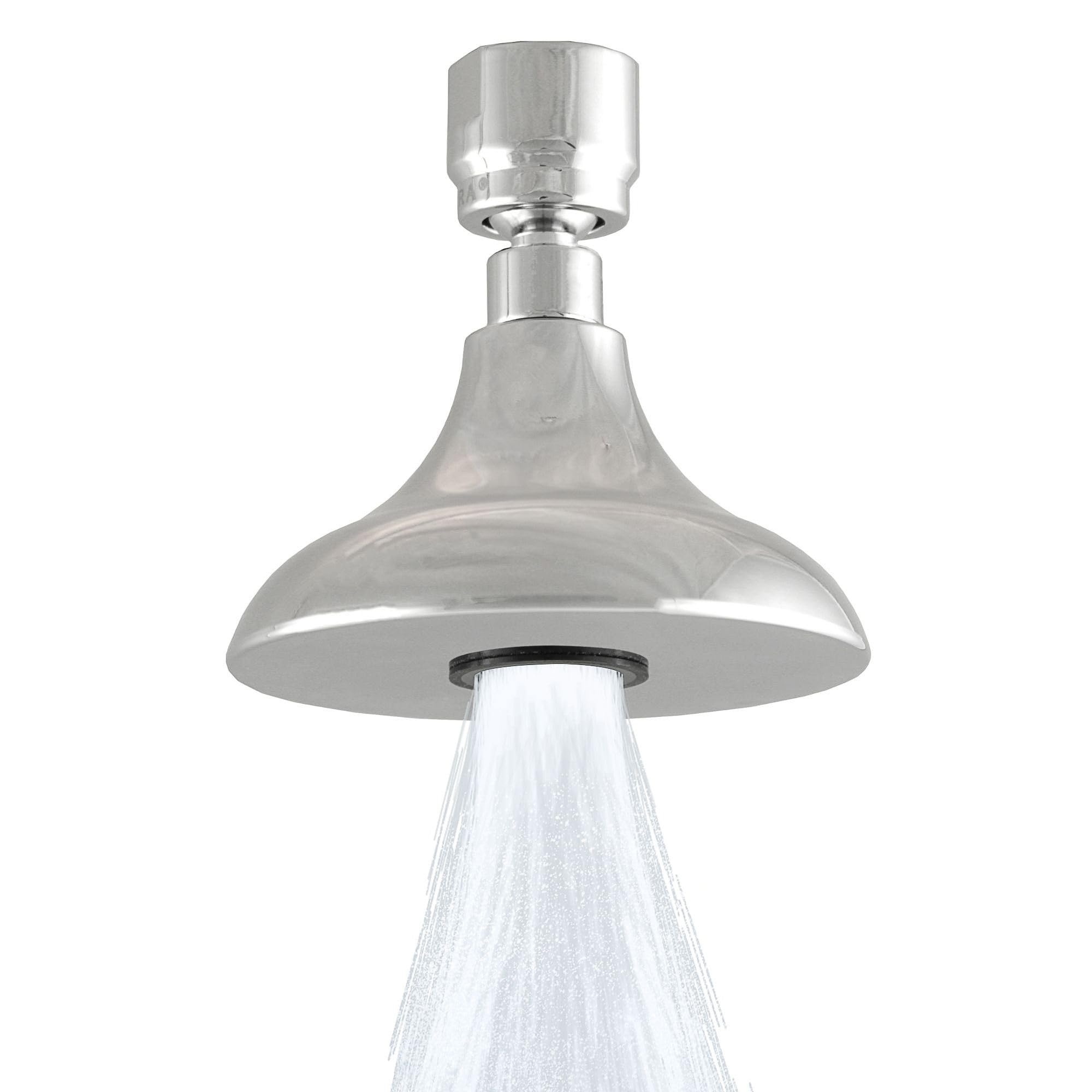 HIGH SIERRA SHOWERHEADS‘Half Dome’ Solid Metal 2.0 GPM High Flow Shower Head with Limescale Resistant Insert - Chrome Finish