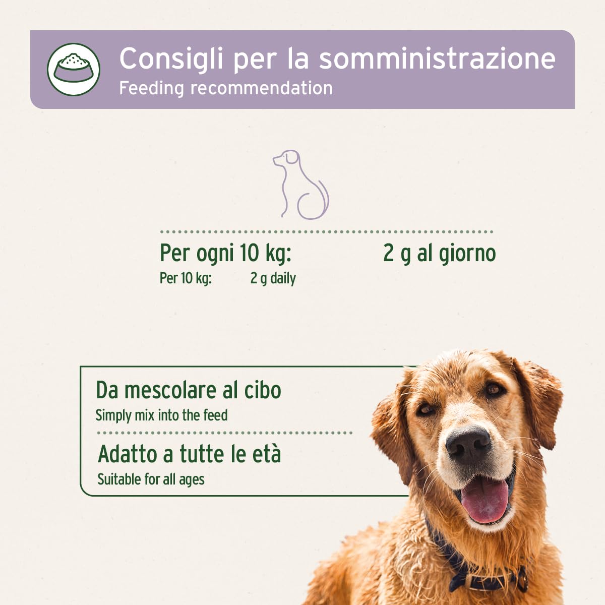 AniForte Calm & Relax 100 g – Calmante Naturale per Cani – per Il Relax e la tranquillità, Piante medicinali Contro ansia, Stress, irrequietezza, nervosismo, Capodanno e Viaggi