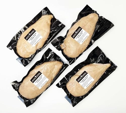 【無添加/グルテンフリー】WHITE SMOKE オリジナル チキンブレスト 1KG (Original Chicken Breast - chemical free/gluten free)
