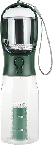 COTOP Botella de agua portátil para perros de 1219 onzas, dispensador de agua para cachorros para caminar, accesorios de viaje para perros, tazón de