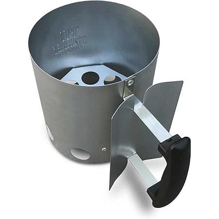Pit Barrel Cooker Rapid Charcoal Chimney Starter | Precisely Measures, Quickly Lights Charcoal Without Lighter Fluid | BBQ Chimney Starter for Barbecues, Charcoal Grills, BBQ Tools