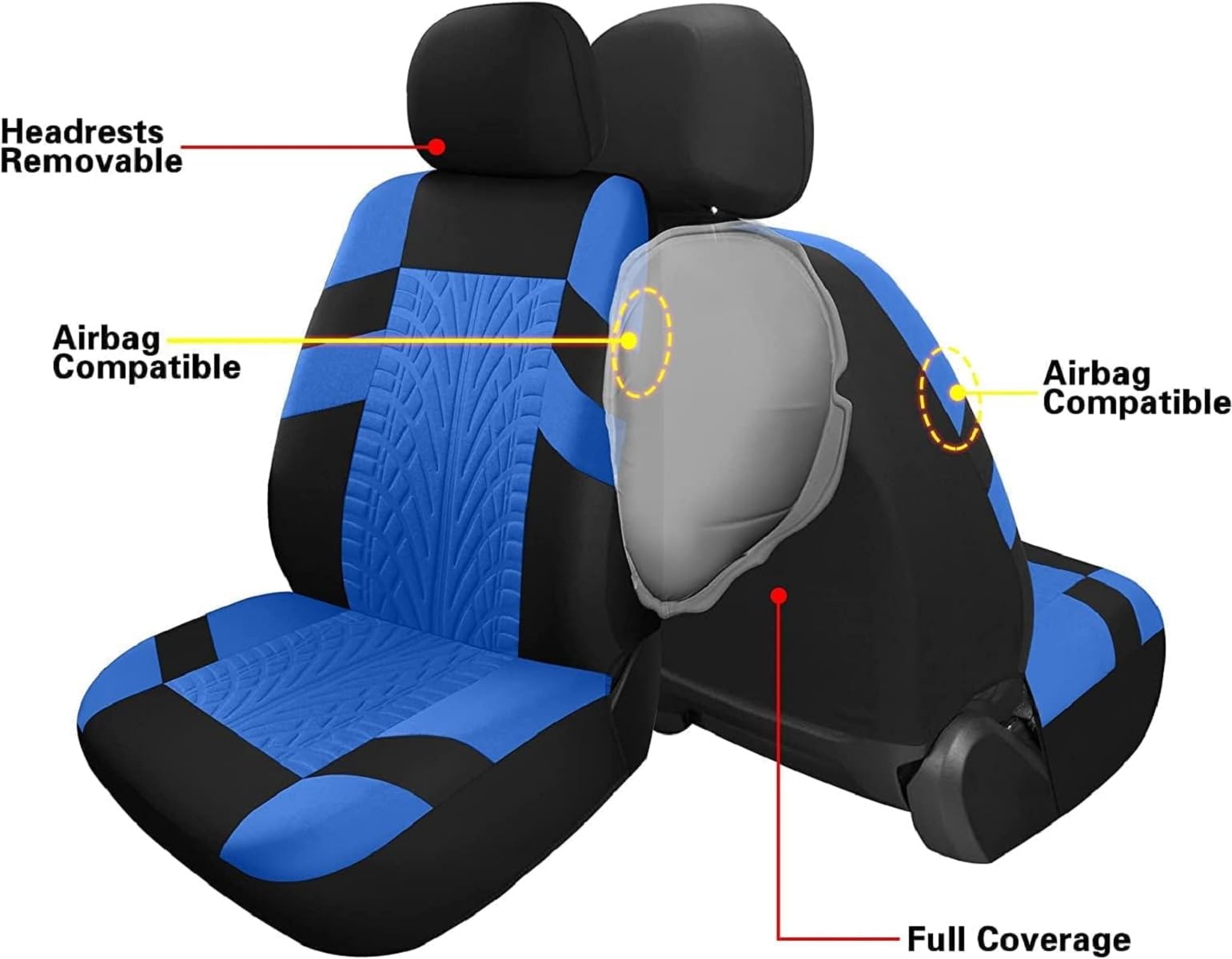 Fundas Asientos Coche para VW Tiguan Allspace LWB MK2 2016-2023