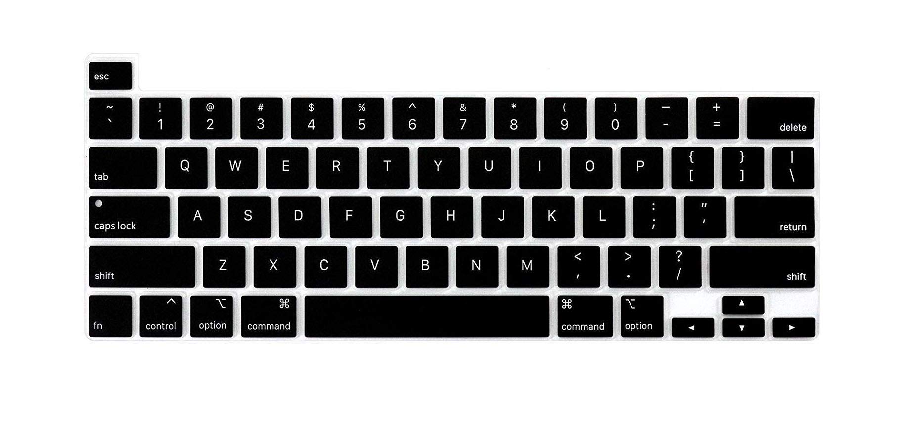 Saco Keyboard Protector Silicone Skin Cover for 2020 2019 Apple 16" MacBook Pro Model A2141 with Esc Key & Touch Bar Touch ID, MacBook Pro 13 inch Laptops of A2289, A2251 - Black (B08LSVNCLM) Amazon Price History, Amazon Price Tracker