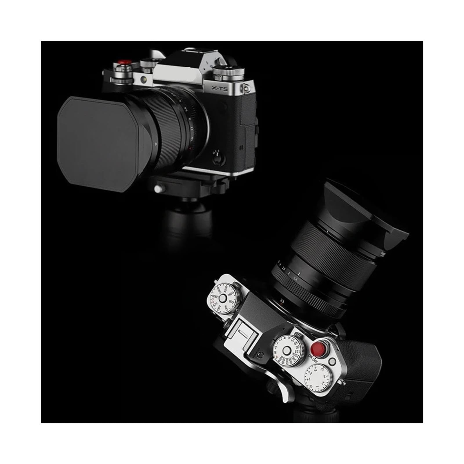 Pare-Soleil carré en métal, Compatible avec Fujifilm, XF16-50mm F2.8-4.8 R LM WR et XF33mm F1.4 R LM WR,XF 23mm F /1.4 R LM WR