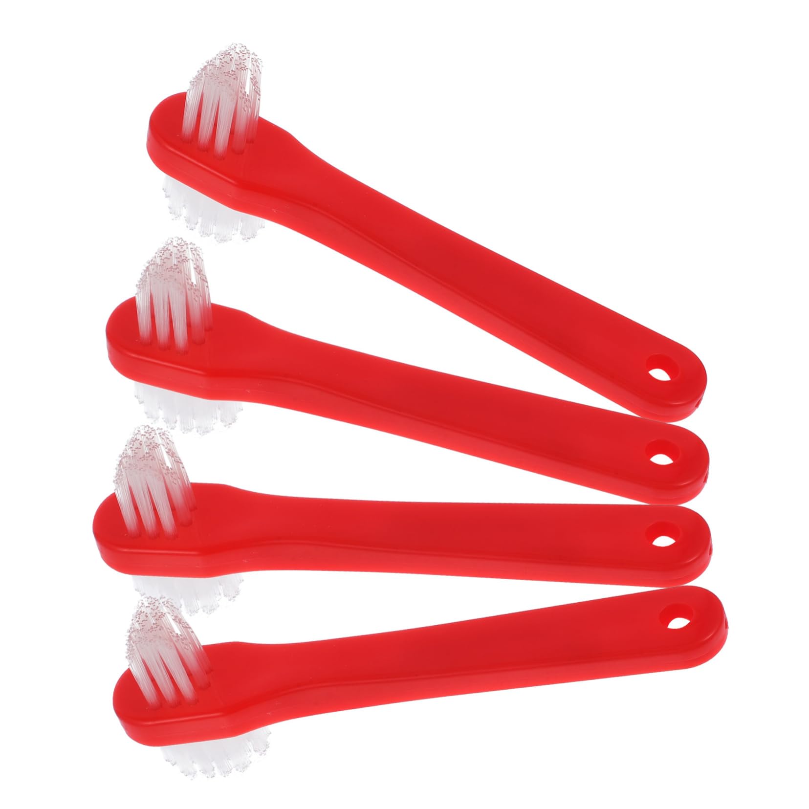 5 Set Spazzolino Dentarie Doppia Per Orale Per Viaggi Resistente E Riutilizzabile Ergonomico 4 Pezzi*5