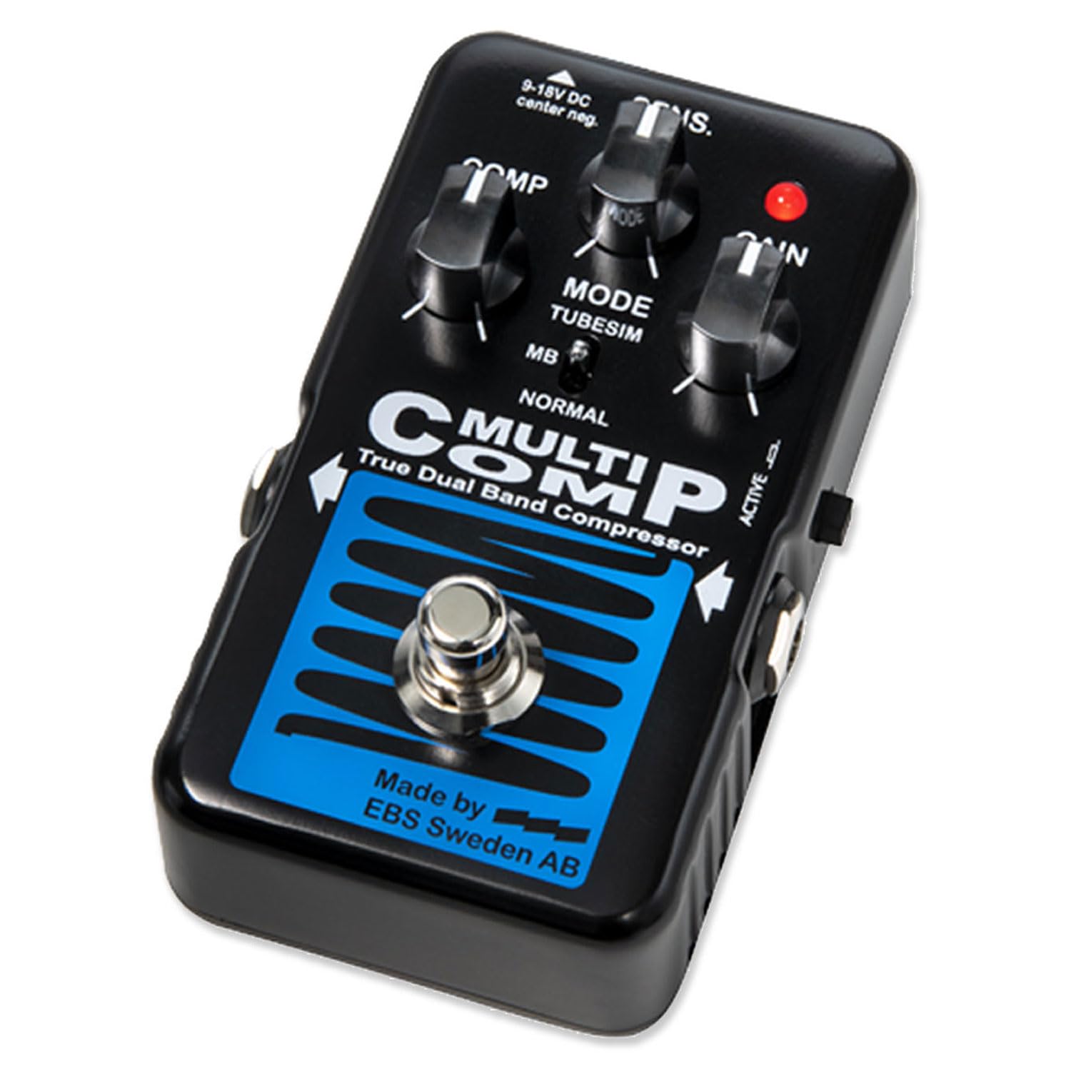 EBS Multicomp kompresora do Bass Blue z kablem keepdrum