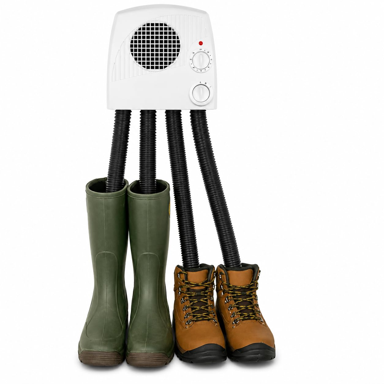 Sèche chaussures et bottes électrique 4 tuyaux 350W