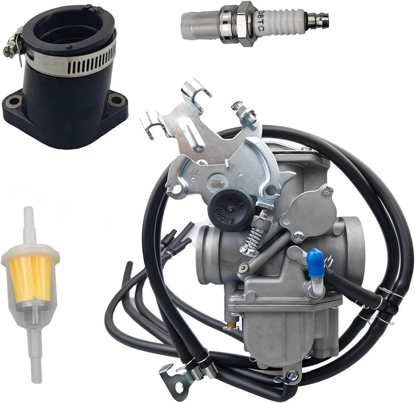 Carburetor For Yamaha TTR250 1999 2000 2001 2002 2003 2004 2005 2006 5GF-14301-01-00 with Intake Manifold