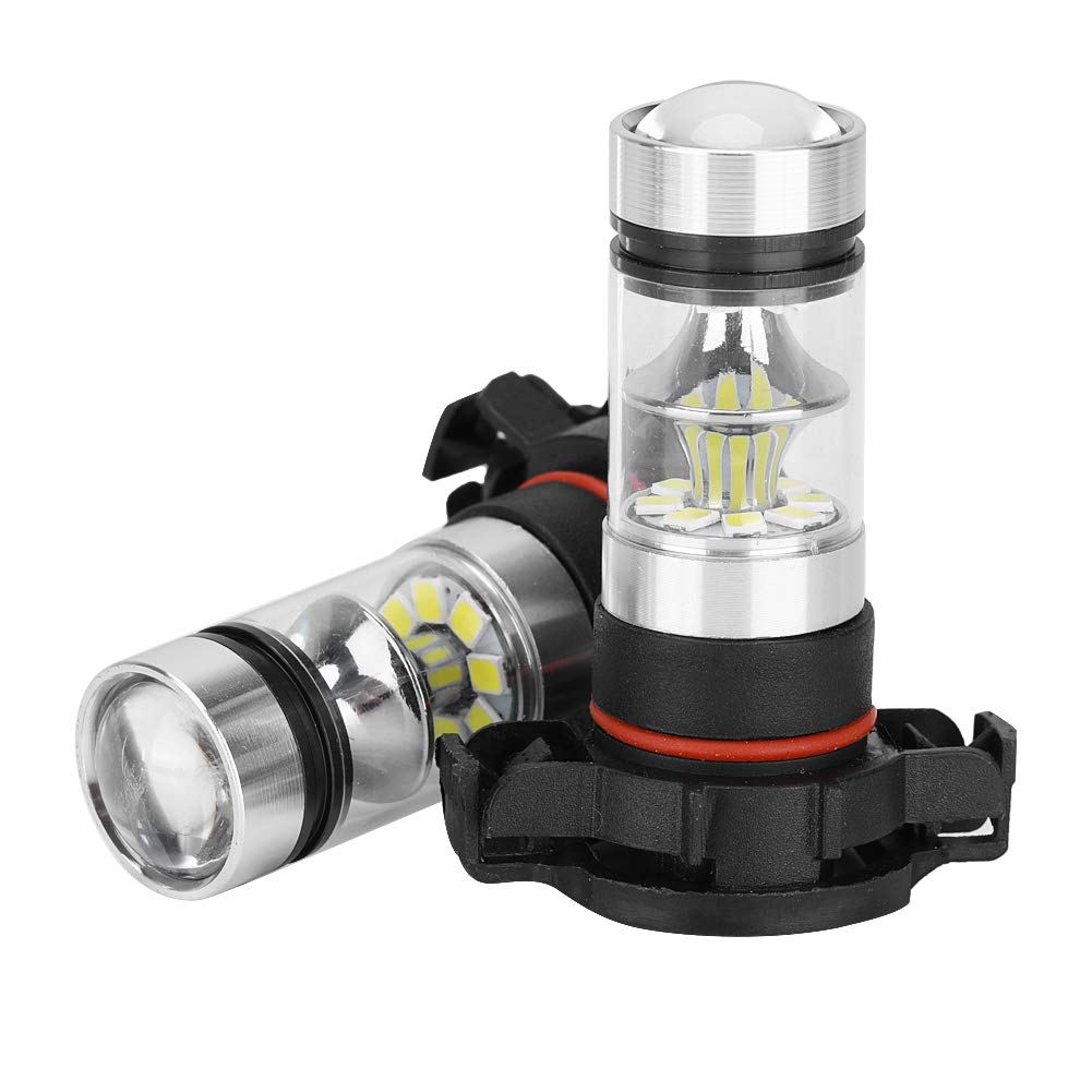 Tbest psx24w, Psx24W Czerwona Żarówka, Psx 24W, Światła przeciwmgielne i Światła przeciwmgielne, 2 szt. 12-24 V 100 W 6000K Biały Samochód Światła Przeciwmgielne Żarówki Do