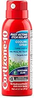 Vista 1 de Cortizone 10 Spray Refrescante de Alivio para la Picazón con Aloe Calmante de Máxima Potencia, 1% de hidrocortisona, acción rápida, spray