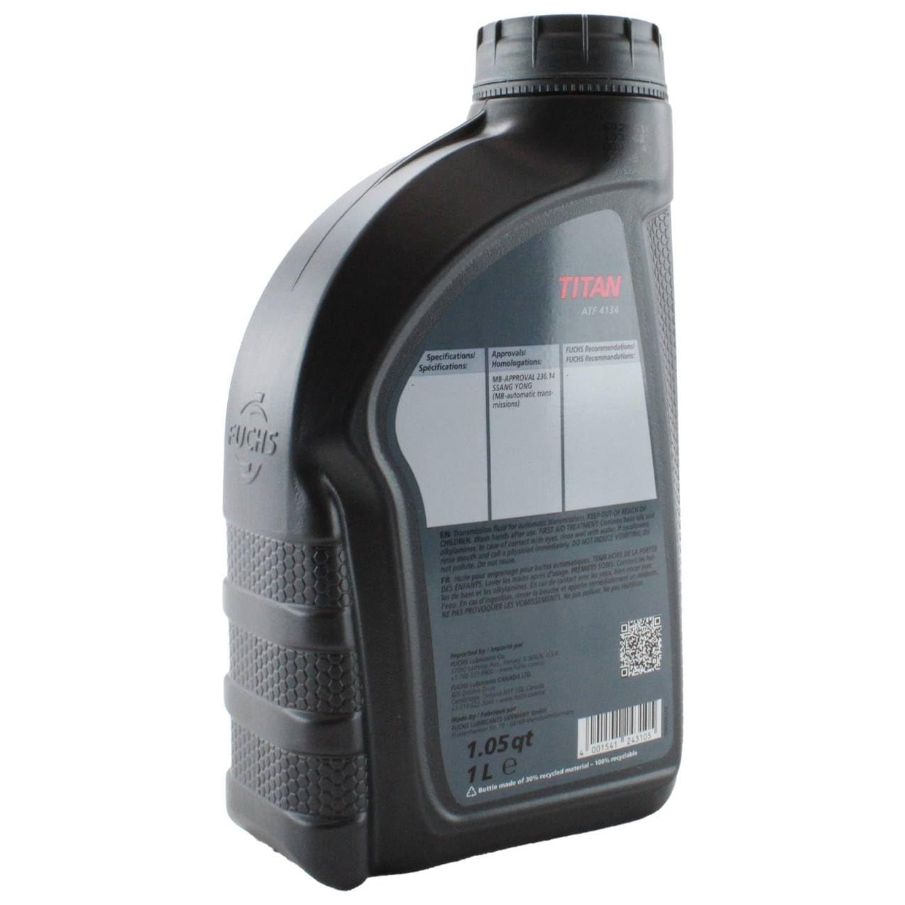 FUCHS Titan ATF 4134 Automatic Transmission Fluid, 1 Liter - 1.05 Quart