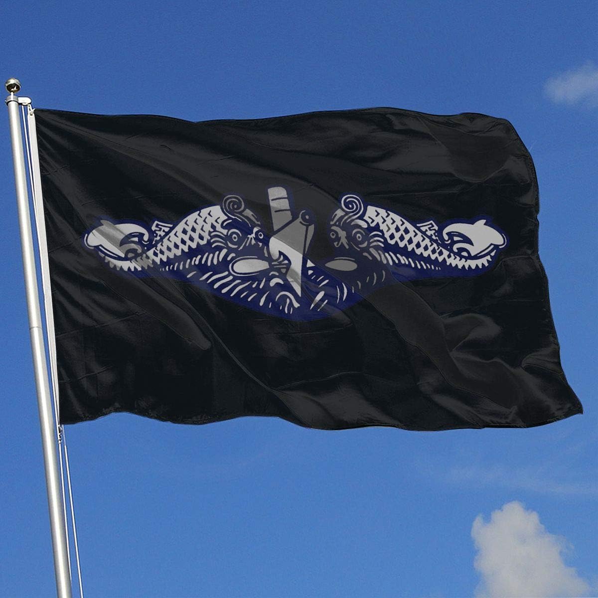 US Navy Submarine InsigniaHouse Flag Garden Flag Yard Banner Garden Flag 3 X 5