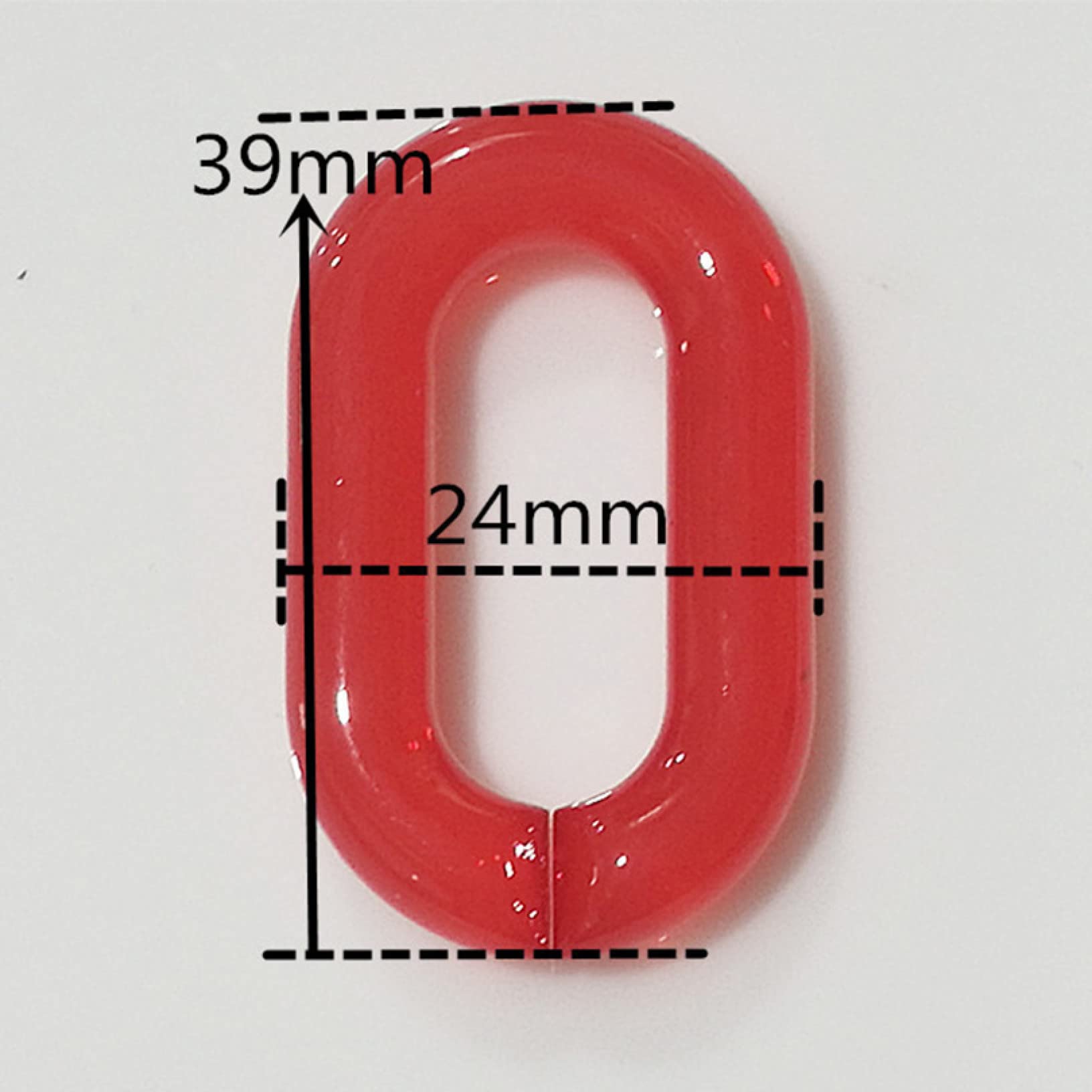 Łańcuszki do torebek, Uchwyt Do Torebki Łańcuchy Część Torby Akcesoria Pasek Na Ramię(Orange,Silver Hook)