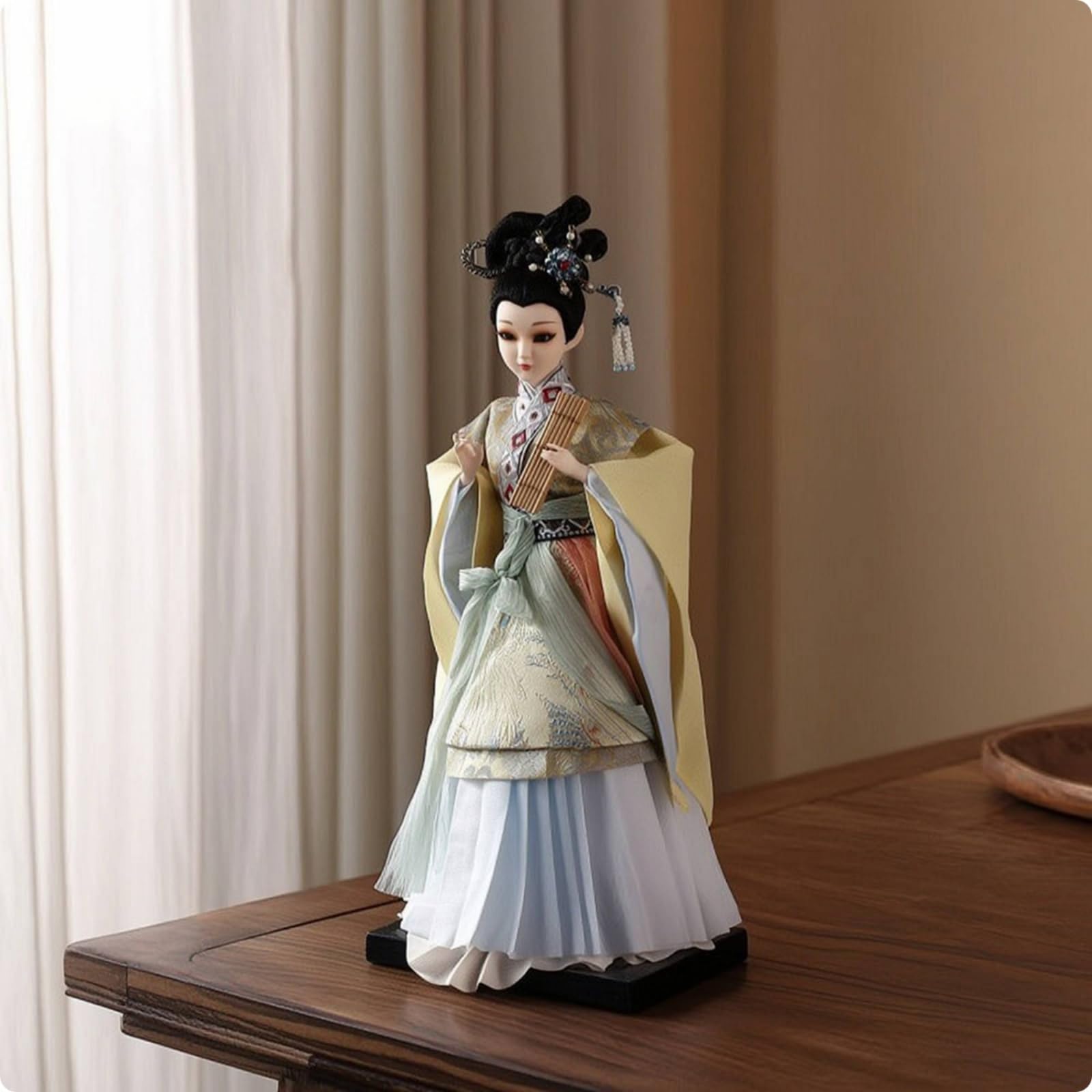 Figura Drama China corativo Estatuilla, Muñeca De Porcelana China Antigua - Cuatro Bellezas Talentosas Shangguan WAN Er