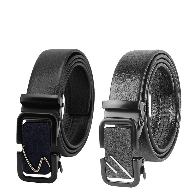 zevora Men Pack of 2 Auto Lock Belt-picture-17