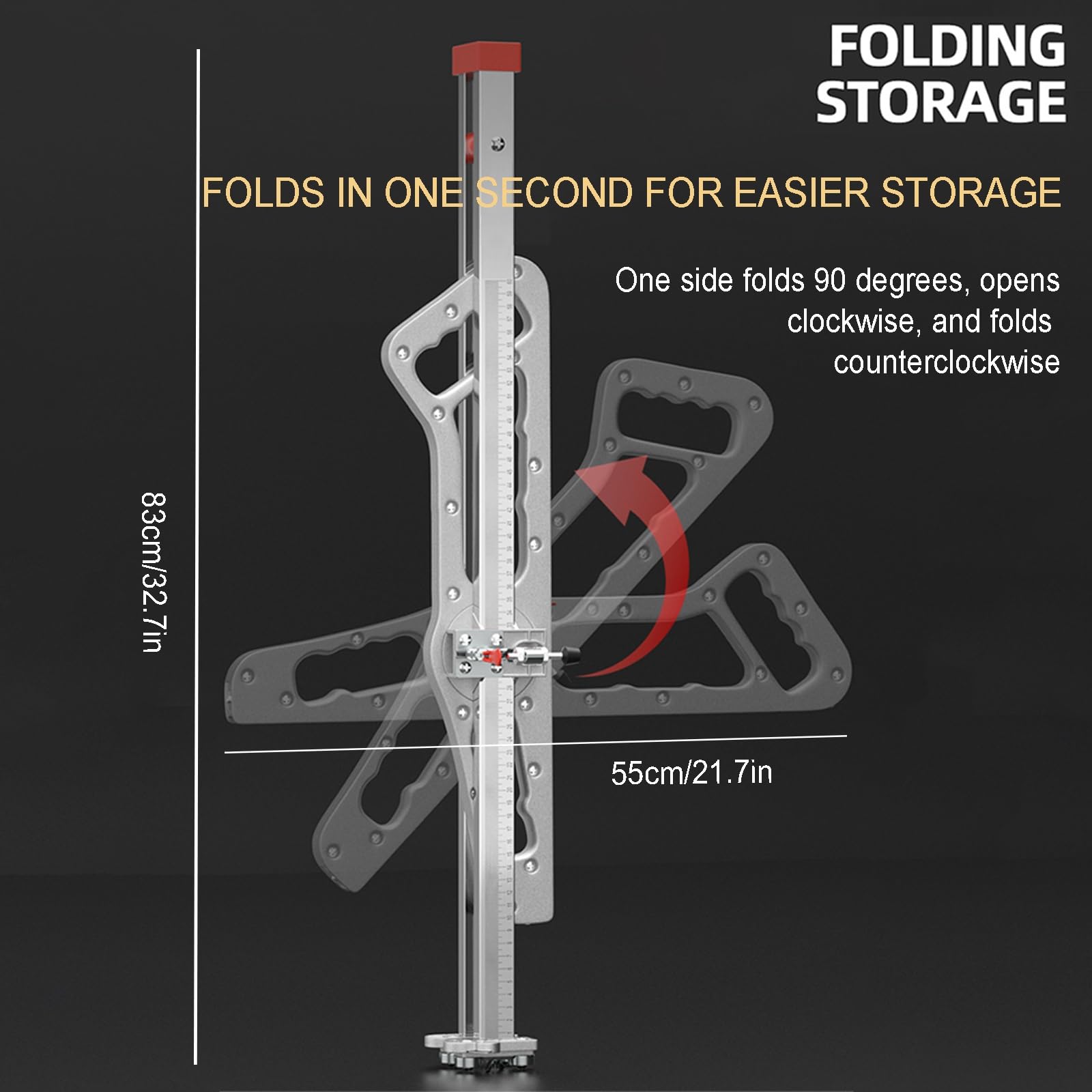 Strumento di Taglio Pieghevole per Cartongesso,Taglierina per Cartongesso a Spinta Manuale,Lunghezza di Taglio 1,5-61 Cm, per La Lavorazione Del Legno e Progetti Fai da Te