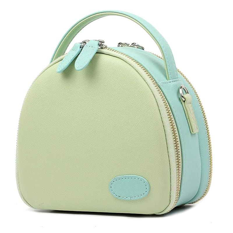 ZENKO Leather Instant Mini First Generation Zipper Universal Portable Camera Bag For Instant Camera Mini 12/11/9/8, Evo, Liplay, Mini 90, Polaroid- Green-image-12