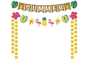 Summer Banner Decorations Hello Summer Banner Decorations End of School Summer Gnome...