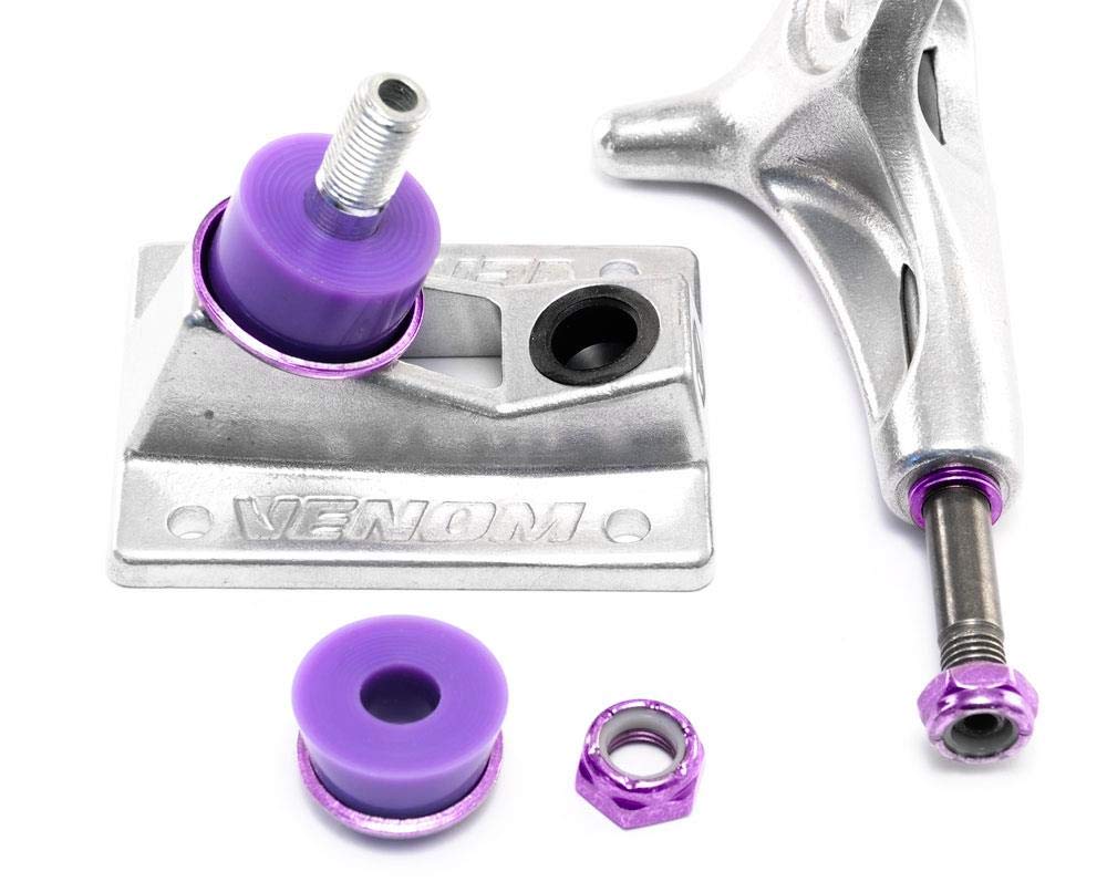 Venom Skateboards Kit de reconstruction universel anodisé pour camion – Cylindre 80 a/90 a/96 a avec douilles/coupelles pivotantes/écrous, etc.