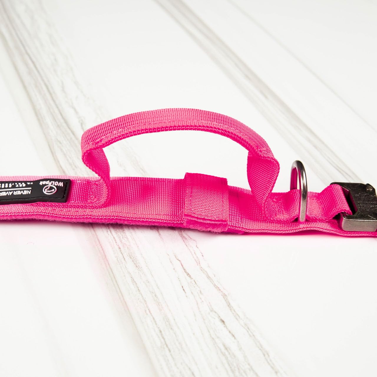 WOLFpak Collar táctico de nailon para perro, hebilla de metal (XL, diosa