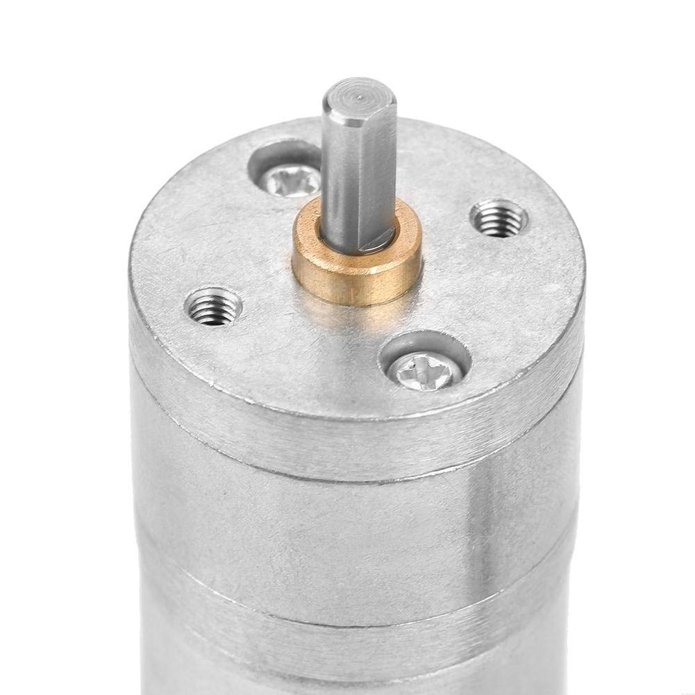 Moteur à engrenages, moteur de réduction de vitesse de moteur à engrenages 12V GM25-310 DC avec codeur et câble pour ouvre-fenêtre, ouvre-porte, mini guindeau(DC12 30RPM)
