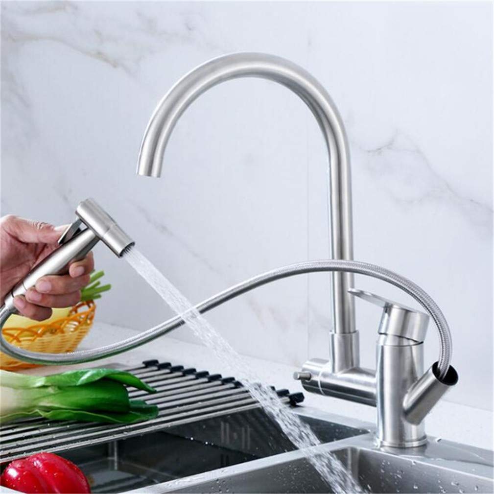 Robinets de Cuisine En Laiton Nickel de Cuisine Robinet de Chantier