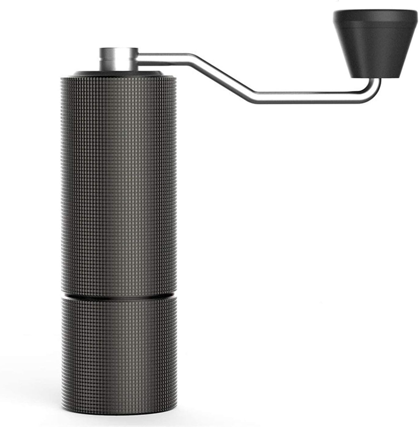 Manual Coffee Grinder Stainless Steel Burr Hand Coffee Bean Mill Double Bearing Positioning