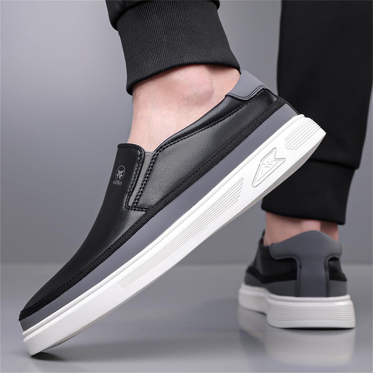 Veslexth Men's Slip-On Loafers Handmade Breathable Comfortable Soft Moccasin Driving Penny Casual Shoes - Image 6