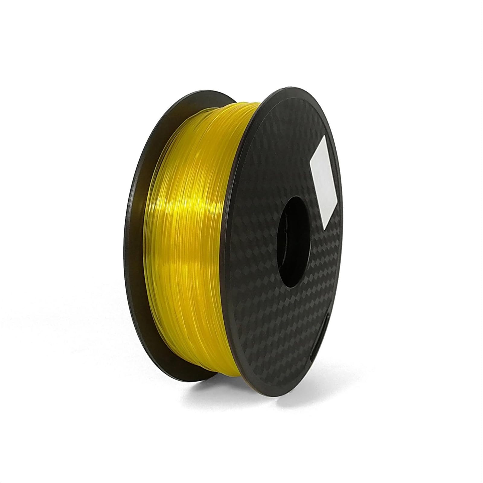 PLA Transparent 1.75mm Printing Pen Filament High-Precision FDM Green Biodegradable 1kg(Transparent Yellow)
