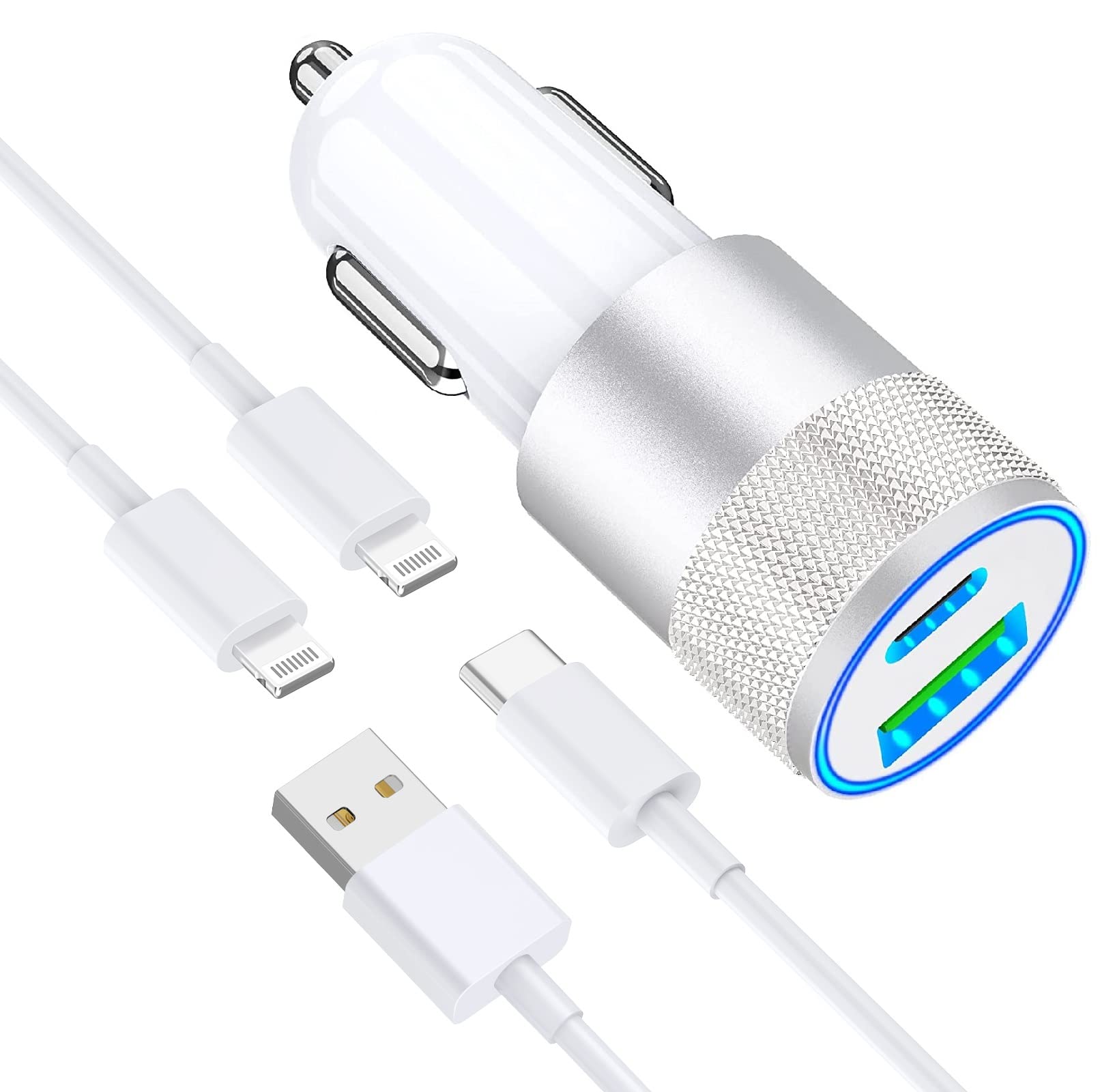 Apple Mfi Certified Iphone Fast Car Charger 48w 30w 18w