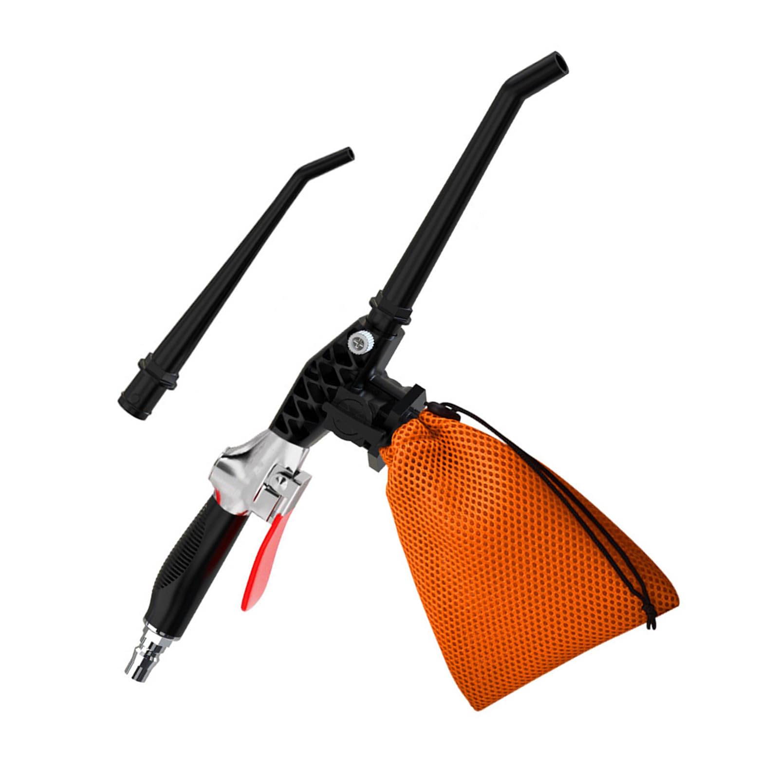 XuQiZZpp Industrial Vacuum Blower Comes with 3.5mm/7mm Nozzles 0.5L Collection Bag for Workshop Debris Removal Tool