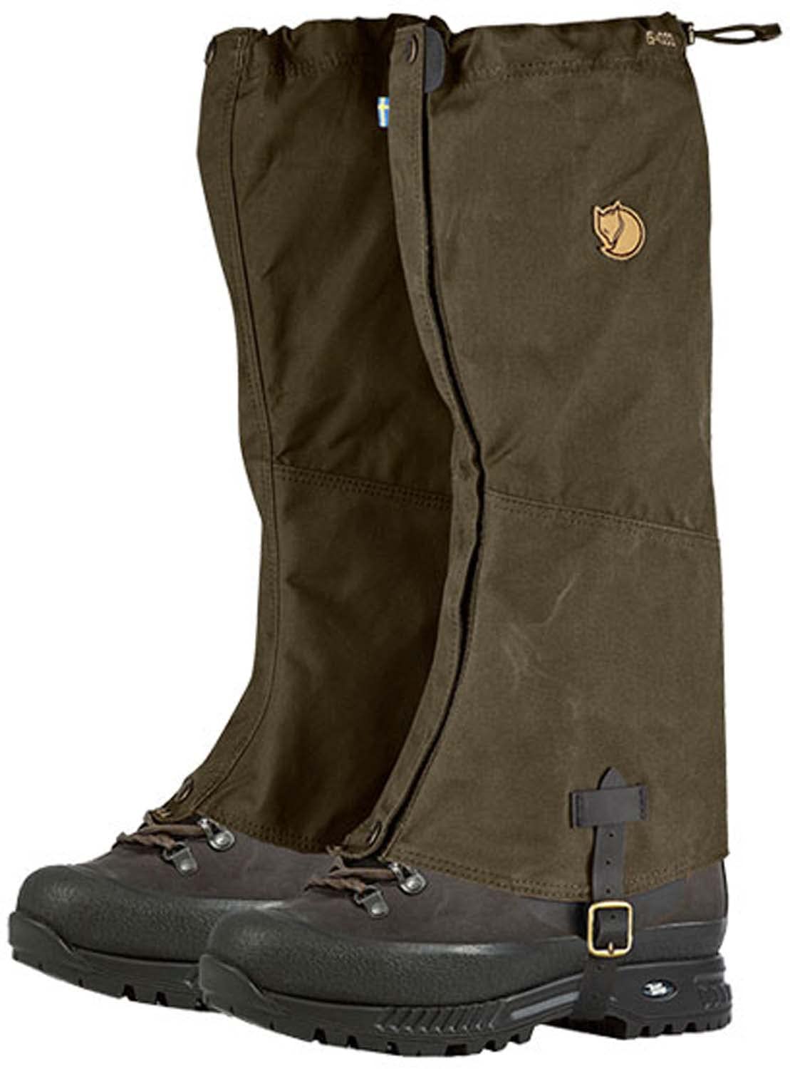 FJÄLLRÄVEN Men's Singi Gaiters, Dark Olive, L-XL UK