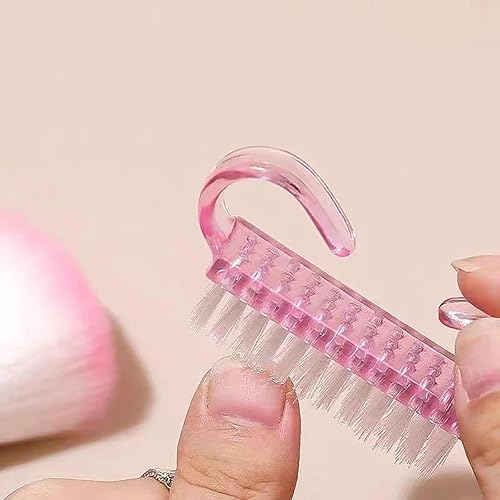 Miniatura 11 de (10 unidades, color rosa) de plástico acrílico para arte de uñas, clip de tapa para remojar el esmalte de gel UV, herramienta de envoltura