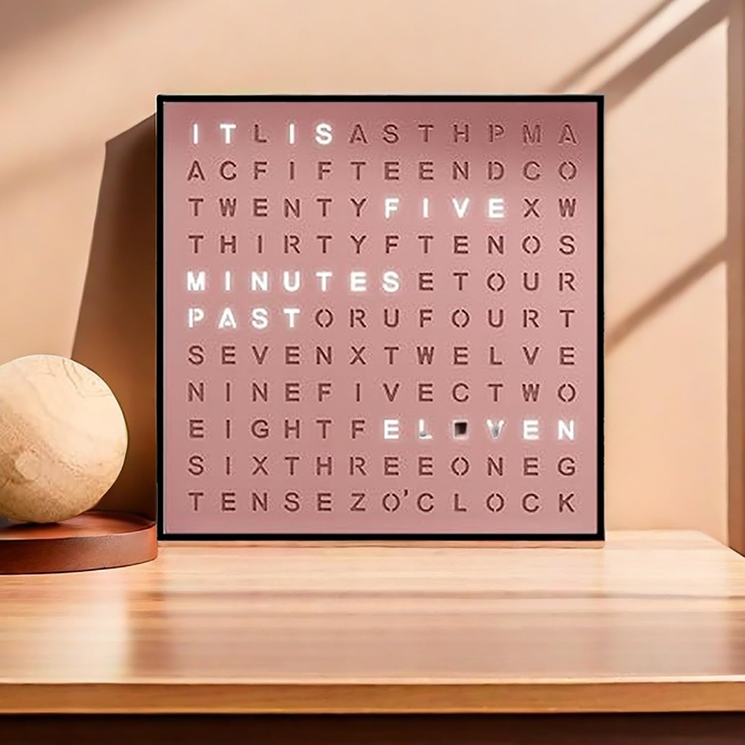 Horloge de bureau électronique LED réveil numérique affichage heure