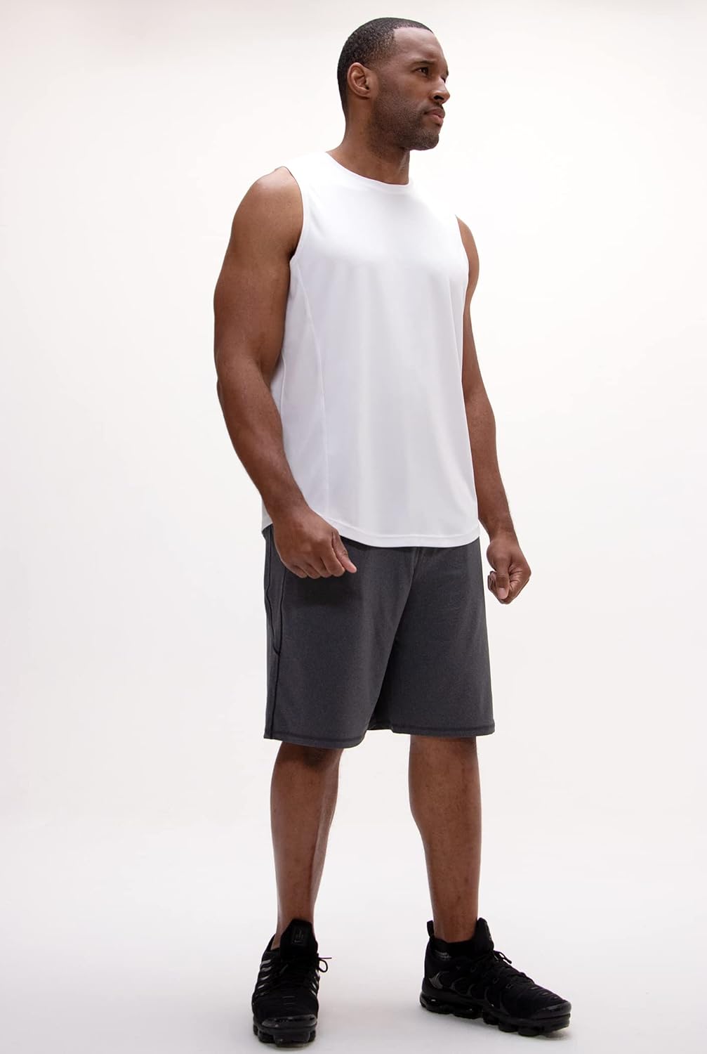 DEVOPS Men's Relaxed-Fit Workout Loungewear Gym Tank Top Sleeveless - Image 5