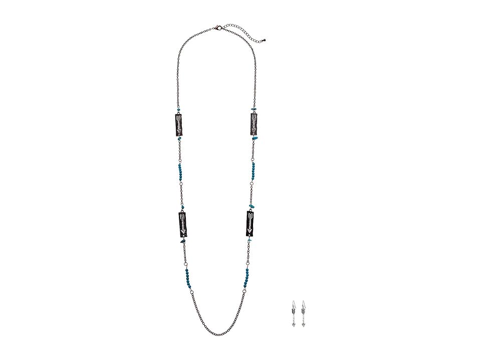 

M&F Western Arrows Necklace/Earrings Set (Patina) Jewelry Sets