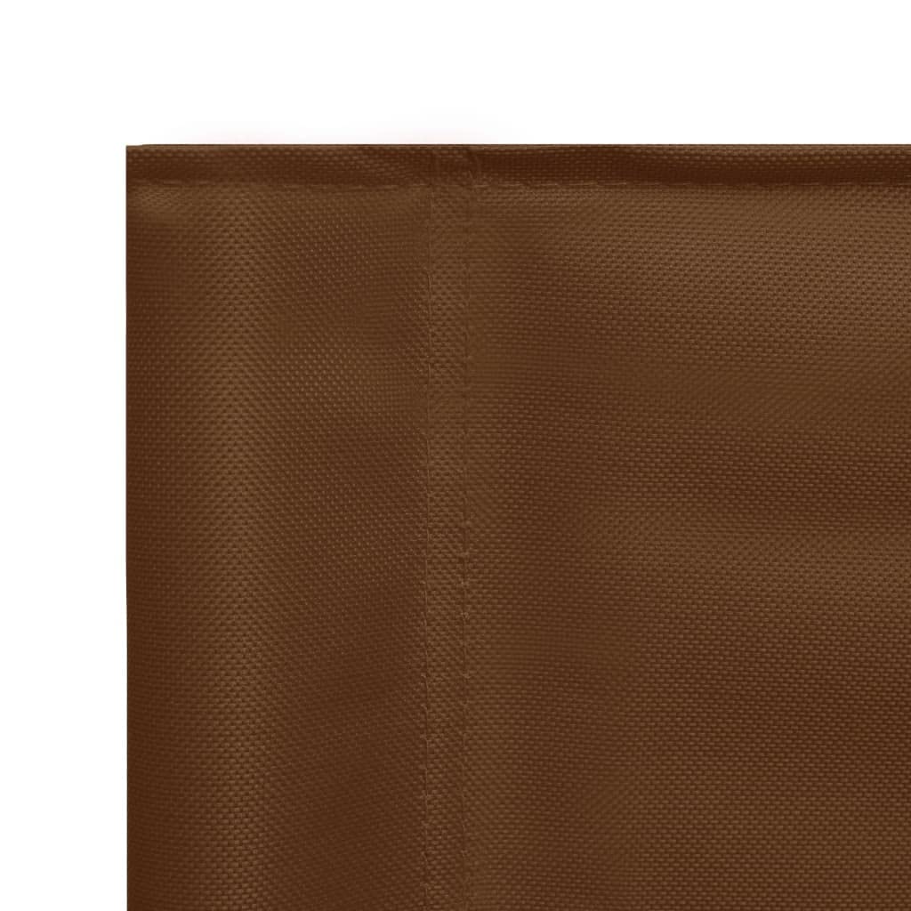 vidaXL 2X Chaises de Metteur en Scène Chaise Pliable Siège de Jardin Siège de Camping Plage Extérieur Terrain de Sport Acier Marron