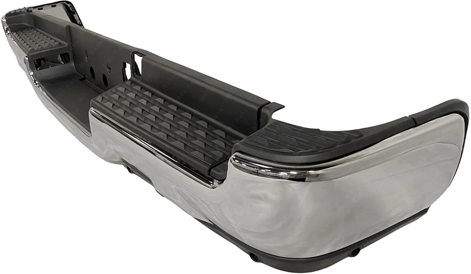 BUMPERS THAT DELIVER - Chrome, Steel Rear Step Bumper Assembly Compatible with 2019-2024 RAM 1500 w/Adv. Park Assist 19-24, CH1103147