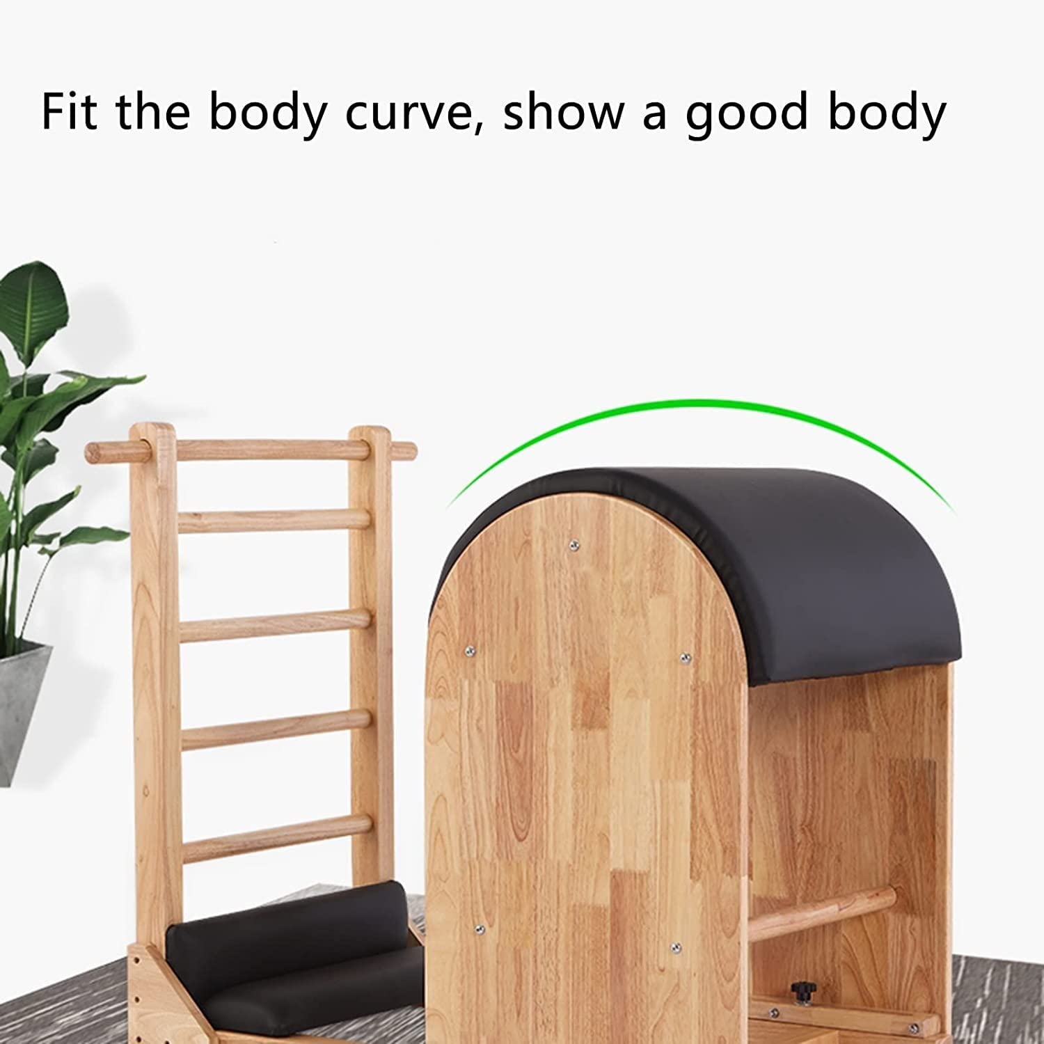 ピラティス　木製　バレル Amazon.co.jp: ピラティス木製ラダーバレル、大型機器トレーナー、簡単