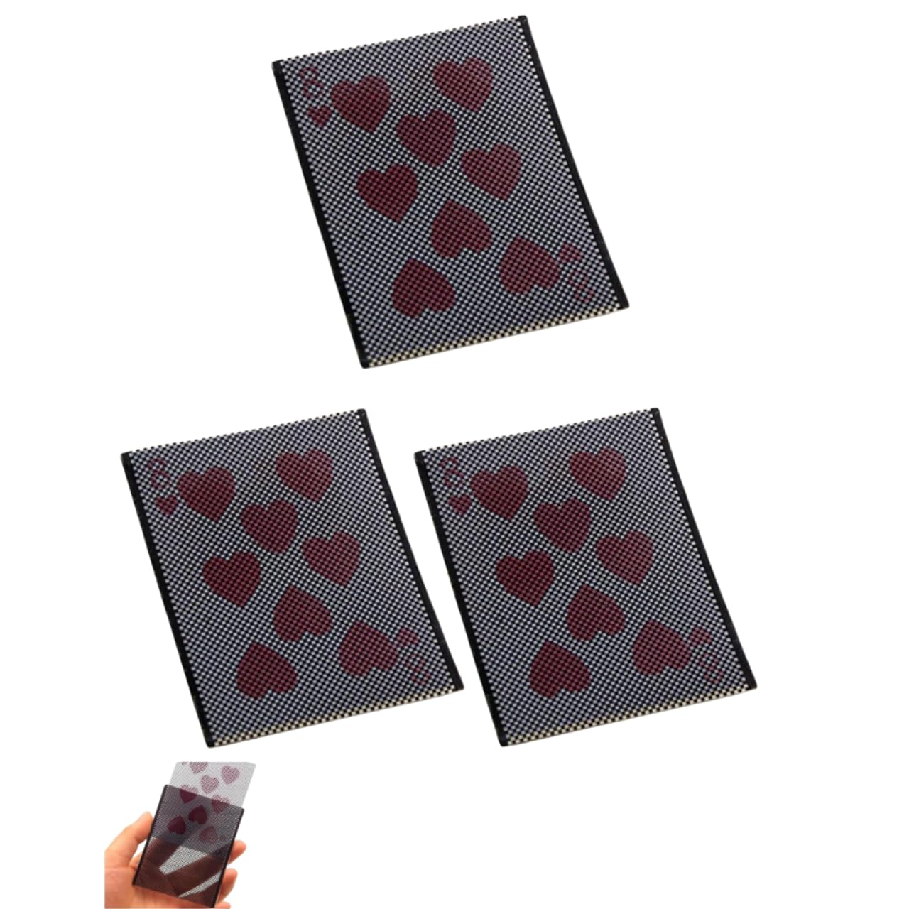 3Pcs Street Magic Trick Card, Vanish Illusion Change Sleeve Close-Up Street Magic Trick Choose Hidden Magic Kits Accessories