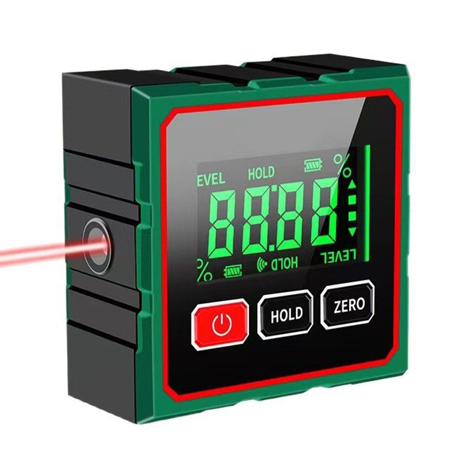 Mesureur d'angle numérique avec écran LCD rotatif à 4 faces