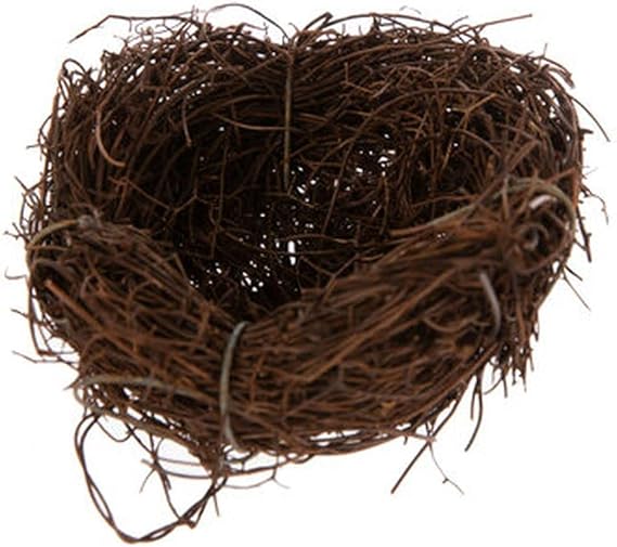 Spring Twig Mini Bird Nests - 4 Count - 2 x 2 Inches
