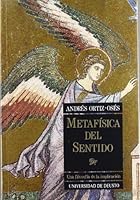Metafisica del Sentido: Una Filosofia de La Implicacion 8474851084 Book Cover
